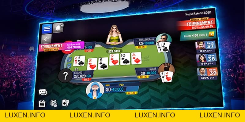 Tặng 100.000 VND Khi Tham Gia Giải Đấu Poker Trực Tuyến - luxen.info Tặng 100.000 VND Khi Tham Gia Giải Đấu Poker Trực Tuyến - luxen.info