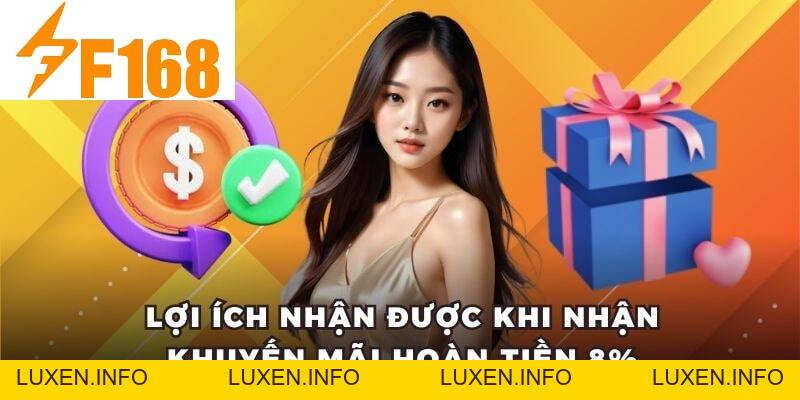 Hoàn Tiền 8% Khi Chơi Casino Live Mỗi Tối Tại F168 - luxen.info Hoàn Tiền 8% Khi Chơi Casino Live Mỗi Tối Tại F168 - luxen.info