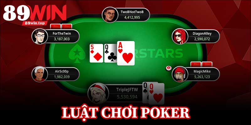 Luật Chơi Poker 89WIN - Bí Kíp Hiểu Nhanh Luật Poker Trong Một Bài - luxen.info